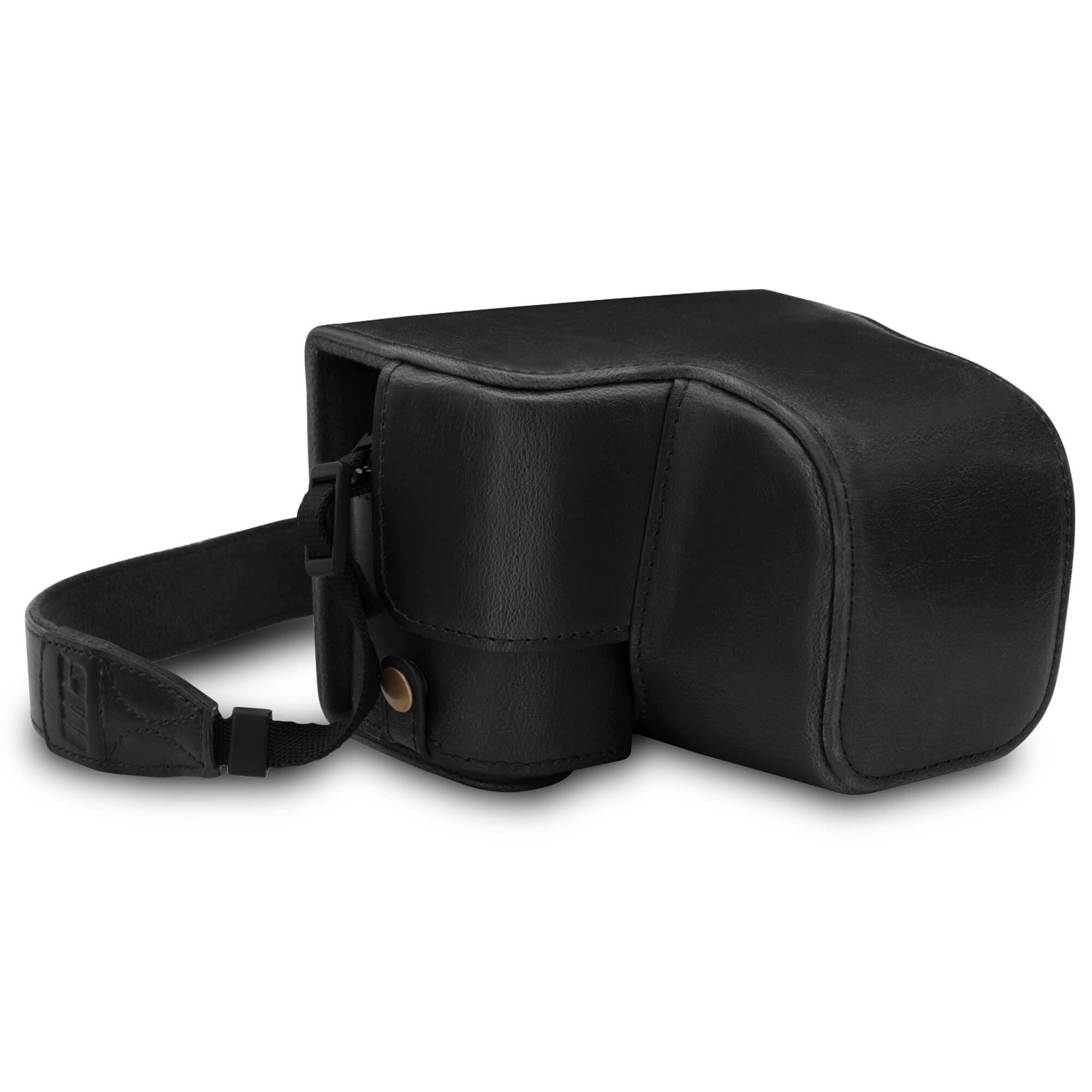 Leather Camera Case & Strap Compatible With Sony Alpha A6100 Etsy