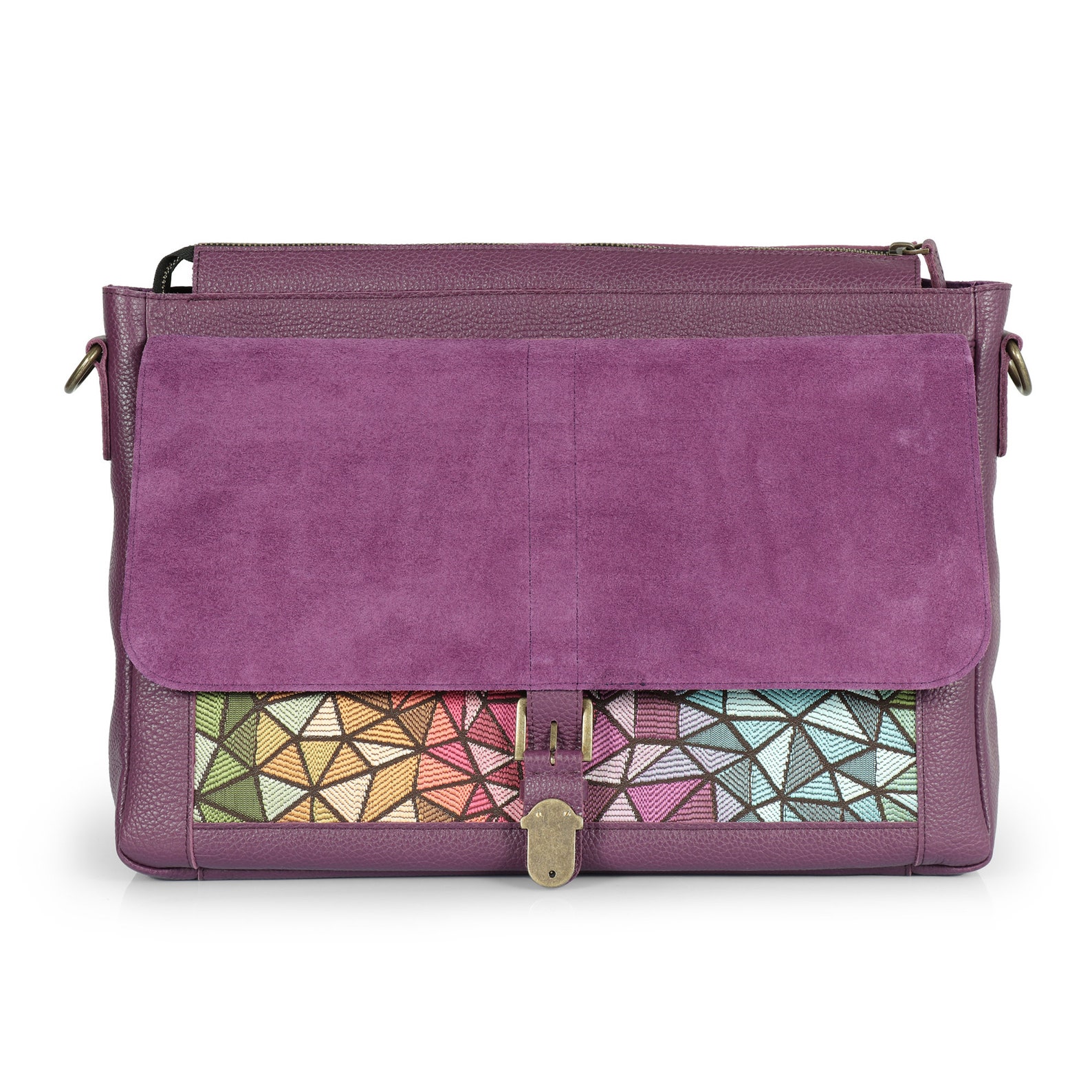 Personalized Real Leather Messenger Bag Macbook Pro 15 Inch Etsy