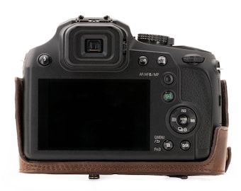 Panasonic Lumix DC-FZ80 Ever Ready Leather Camera Case, Hand
