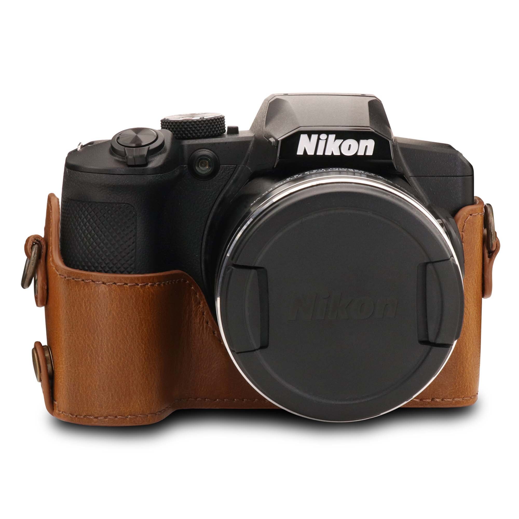 Leather Camera Case & Strap Compatible With Nikon Coolpix B600 Etsy