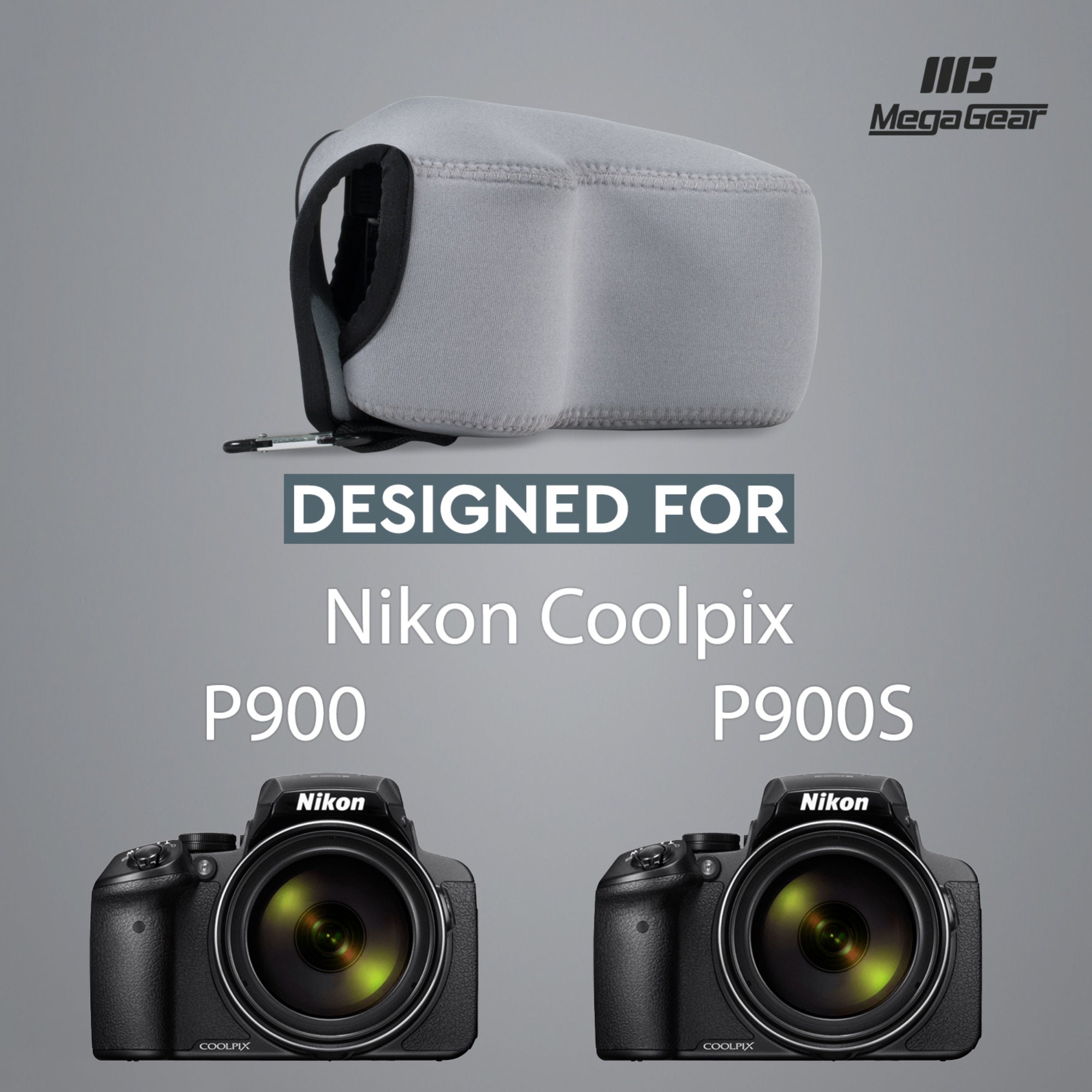 【美品】Nikon COOLPIX P900 収納ケース付き Nikon Coolpix P900, P900S Neoprene Camera Case, Flexible