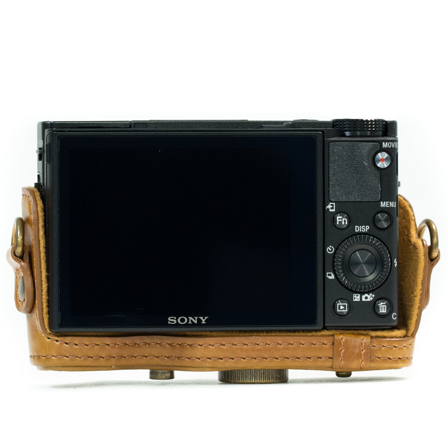 Leather Camera Case for Sony DSC-WX500 - Retro Compact Protective