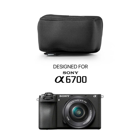 ZORSOME Silikon-Gummi-Hülle Für Sony Alpha A6700 – Blau, Kratzfest, Mit Präzisen Aussparungen, Inkl. Stativbefestigung
