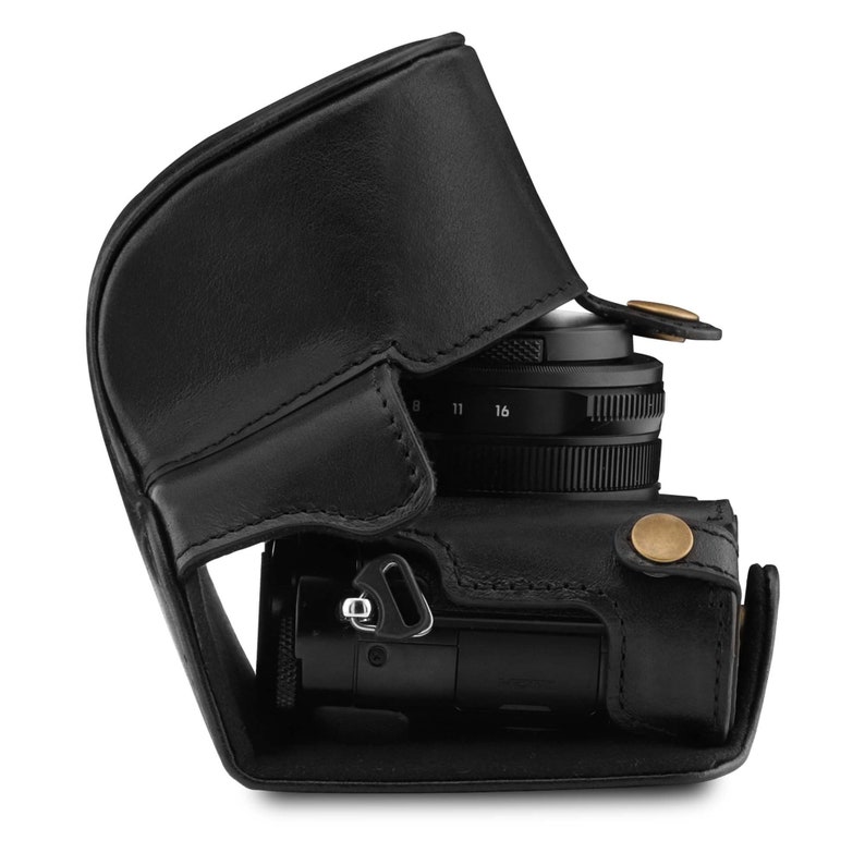 Fine Leather Camera Case & Strap Compatible With Panasonic Etsy