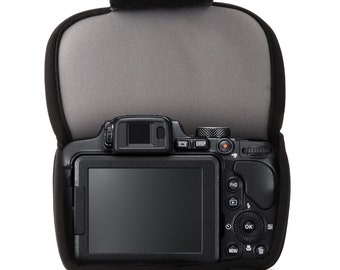 Panasonic Lumix DMC-FZ2500, DMC-FZ1000 Flexible Water Resistant Carabiner Included Camera Bag, Soft Maximum Protection Neoprene Camera Cover