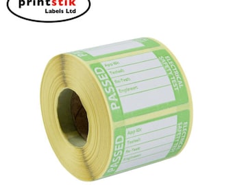 PAT Test Labels Testing Appliance Various Quantities 45x30mm Cheap Labels