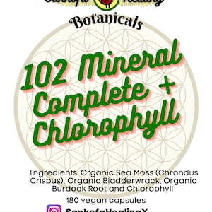 102 Mineral Complete + Chlorophyll