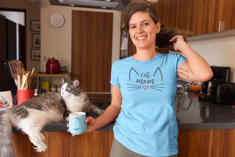 Best Cat Mom Ever T-shirt Rescue Shirts Mothers Day Cat Gift Crazy Cat Lady Gift Gift Ideas for Cat Lovers Funny Cat Shirts