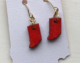Indiana Wood Drop Earrings