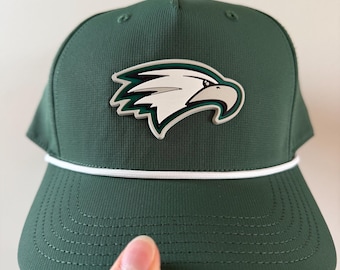 Zionsville Eagles Richardson Hat, silicone rubber eagle patch - NEW