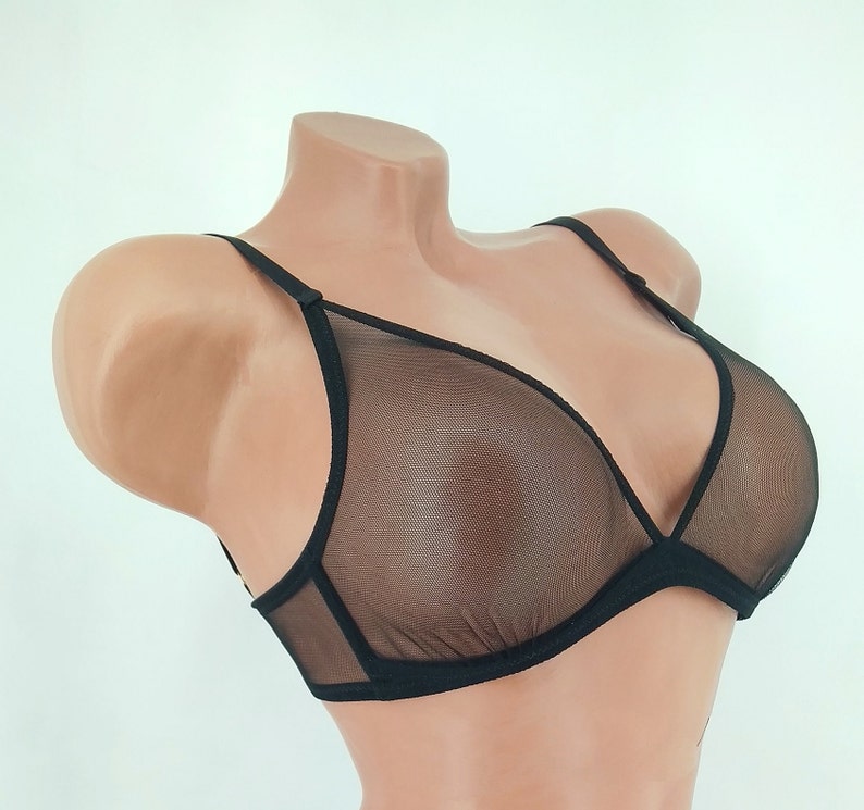 36 size A bras 28 C 34 Bralette made of transparent black tulle sportsbra B D 30 32 wireless bra 38 sheer mesh bra 40,
