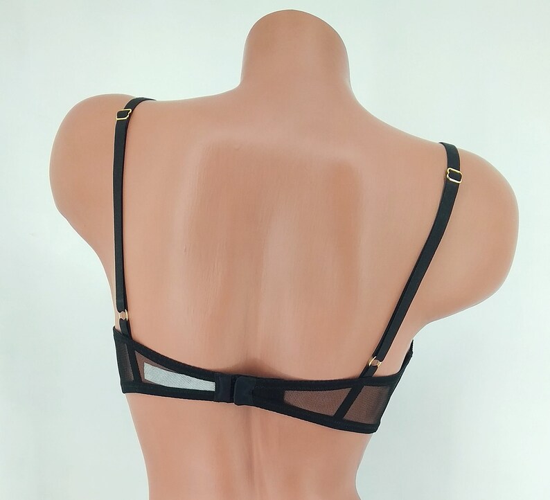 36 size A bras 28 C 34 Bralette made of transparent black tulle sportsbra B D 30 32 wireless bra 38 sheer mesh bra 40,