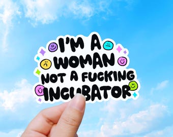 Pro-choice sticker, feministisch cadeau, vinyl sticker voor vrouwenrechten