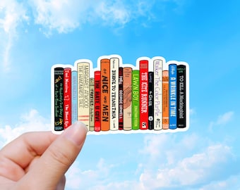 Adesivo "Libri proibiti", decalcomania "Libertà di leggere", regalo per i lettori