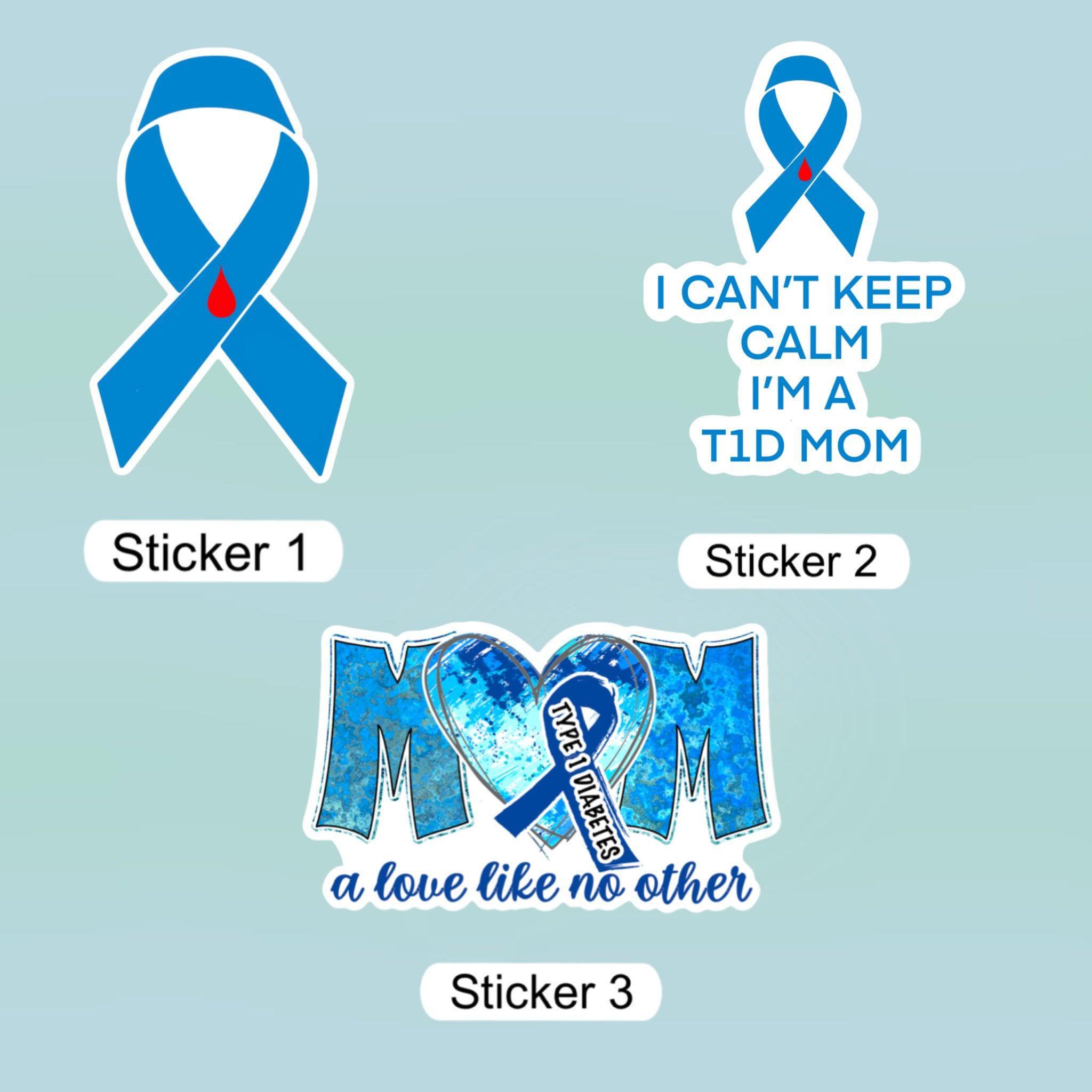 T1D Awareness Sticker: Waterproof Vinyl Decal - Valajo Designs