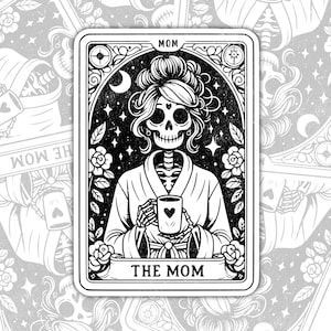 The Mom Sticker, Mom Life, Sticker For Mom, Waterproof Sticker, Water Bottle Sticker, Kindle Sticker, Laptop Sticker, Valajo Designs
