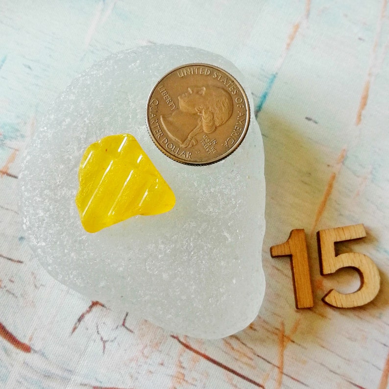Bright Yellow Sea Glass Bulk Genuine Sea Glass Jewelry.bulk Etsy