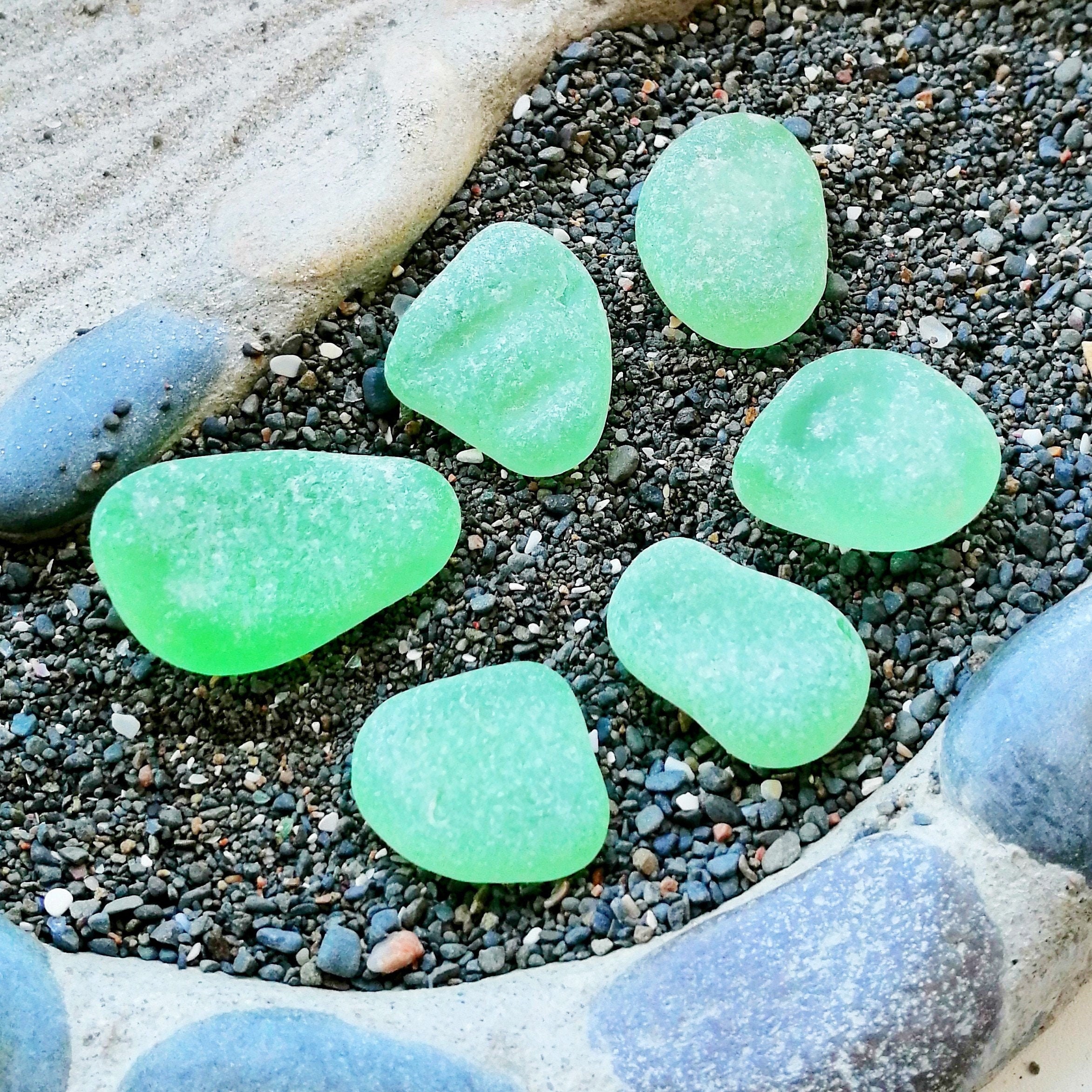 Sculpting & Forming Genuine Sea glass Bulk Sea glass Jewelry.Chunky
