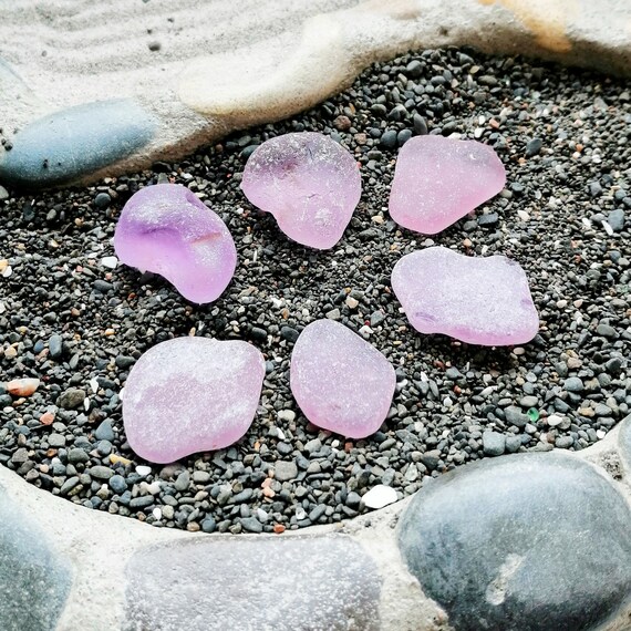 Purple Genuine Sea Glass Bulk Sea Glass.rare Beach Glass Bulk Etsy