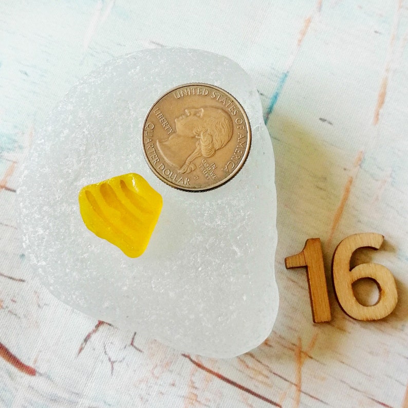 Bright Yellow Sea Glass Bulk Genuine Sea Glass Jewelry.bulk Etsy