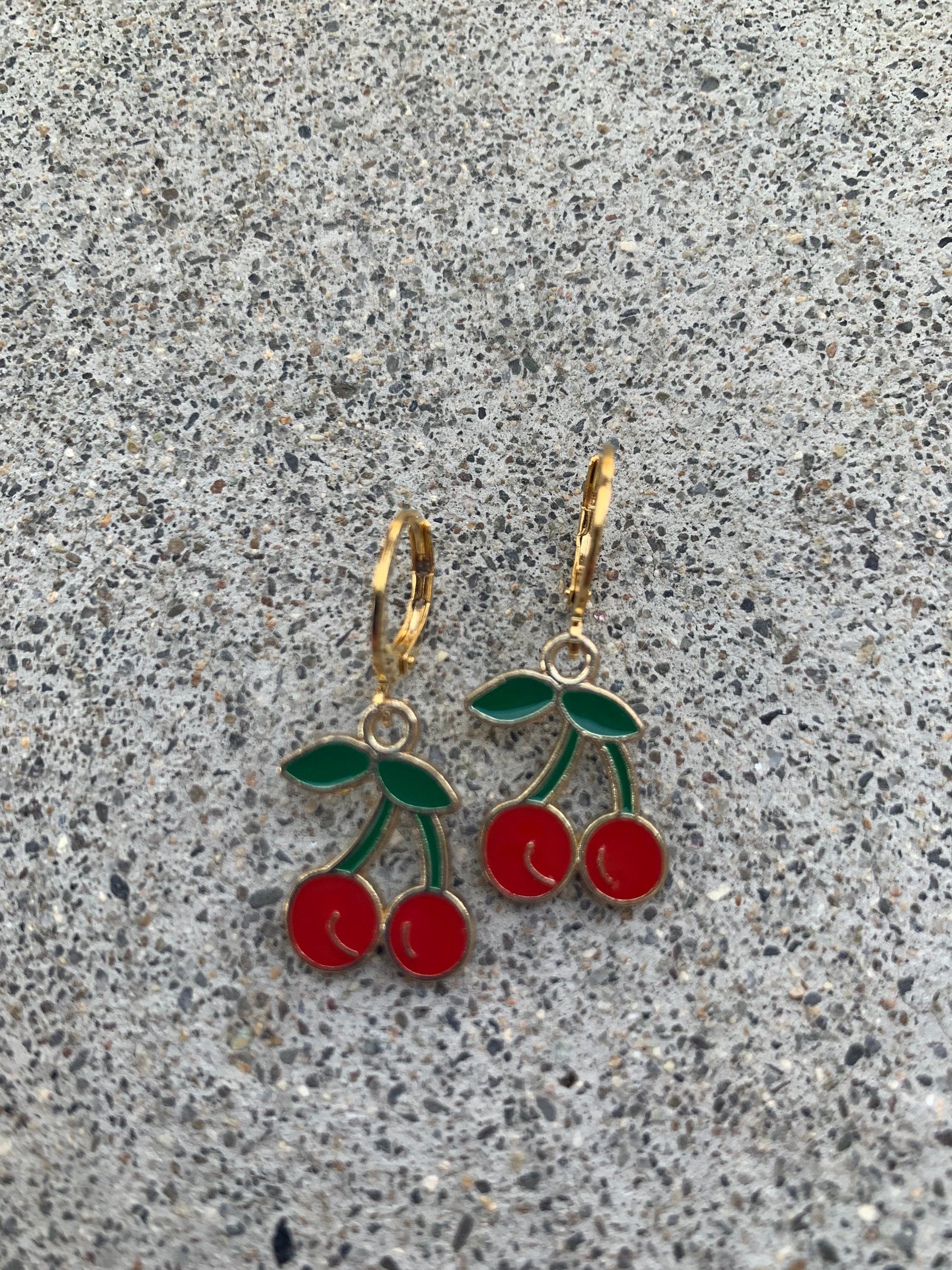 cherry earrings urban outfitters