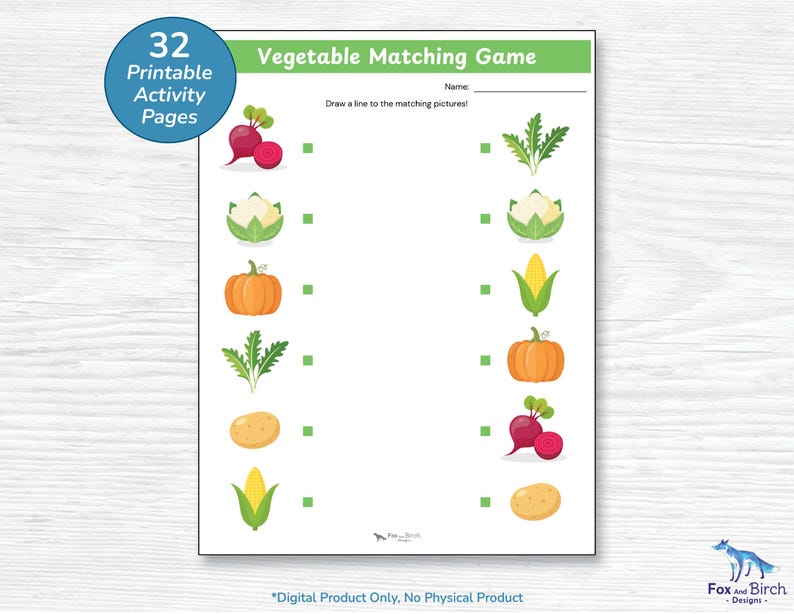 32 Picture or Image Matching Activity Worksheets / Printable Educational Pages / Preschool Toddler Homeschool PDFs / Picture Match Game image 2