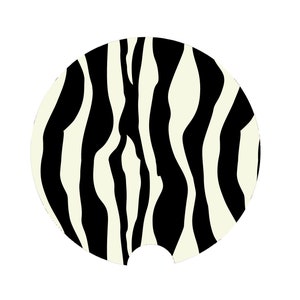 Zebra Car Coaster, Zebra, Car Accessories, Gift For Her, Zebra Gift, Zebra Print, Car Coasters, Car Gift, Cute Coasters, Car Decor, Zebras