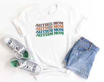 Autismus Mama Shirt, Autismus Mama, Autismus Awareness Shirt, Autismus Mama, sublimiertes Design, Geschenk für Autismus Mama, Autismus Mama T-shirt