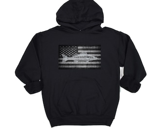 Walleye Angeln Hoodie, Walleye Flagge, Angeln Hoodie, Vaterländischen Angeln Hoodie, Jugend & Erwachsene Größen, Angeln Geschenk, Walleye Shirt, Fischer