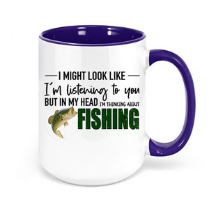 Fishing Gifts, Fish Mugs, I Only Care About Fishing and 3 People