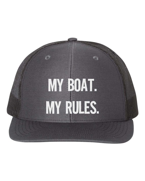 Fishing Hat Gift for Him Boat 