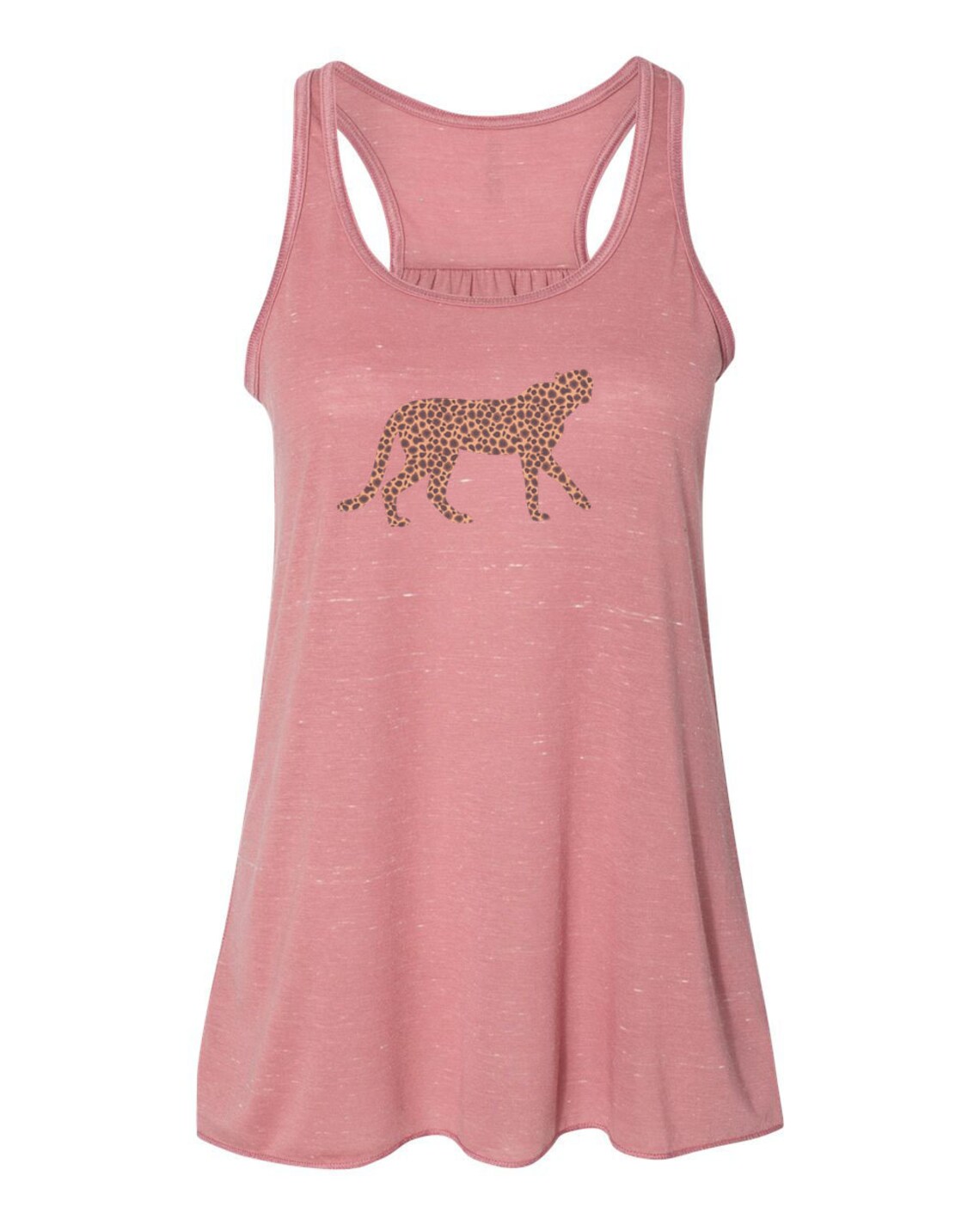 Racerback Cheetah Safari Tank Top Sublimation Soft Bella Etsy