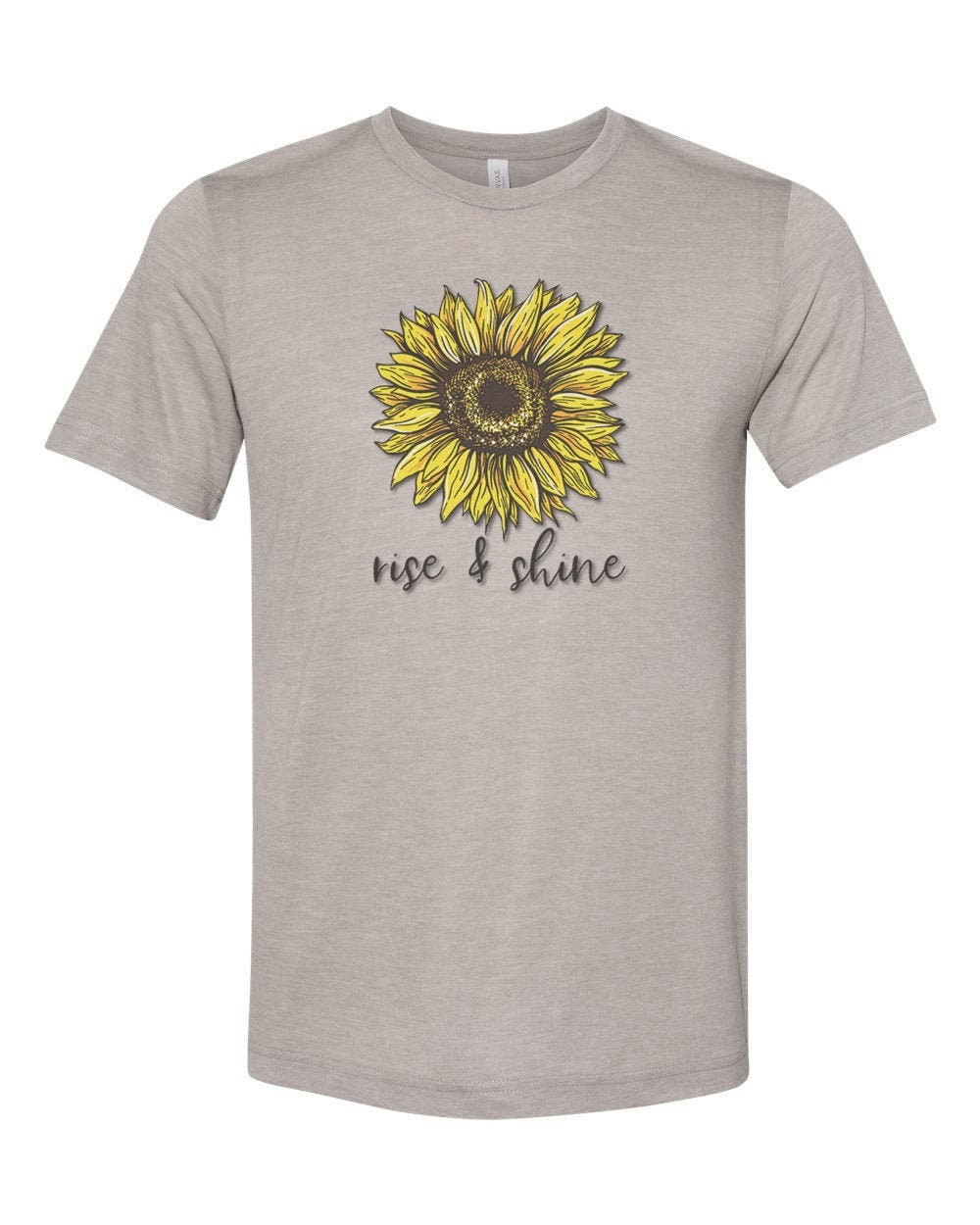 Sunflower Shirt Rise and Shine Soft Bella Canvas - Etsy