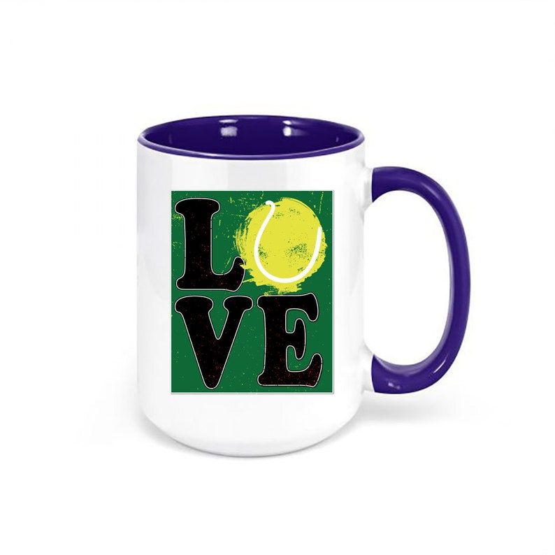 ChaseMeTees Tennis Love Mug - Thumbnail 2