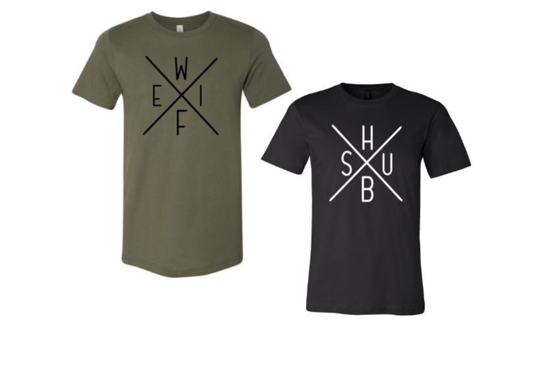 Husband and Wife Wife and Hubs Wife Shirt Hubs Shirt Mr Etsy