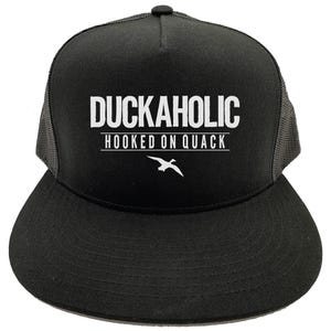 Duck Hunting Hat, Duckaholic, Hooked On Quack, Waterfowl Hat, Duck Hunting Gift, Gift For Duck Hunter, Hunting Hat, Dad Gift