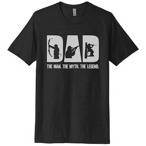 Dad Shirt, Dad the Man the Myth the Legend, Dad Hunting Shirt, Hunting ...