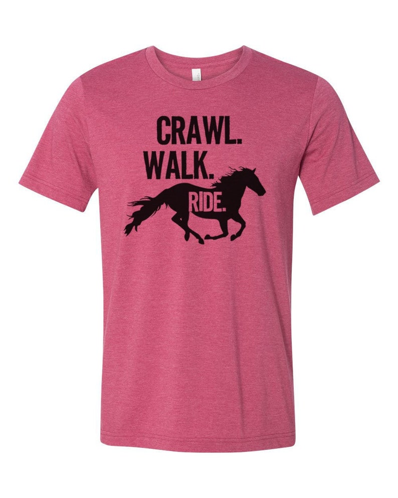 Equestrian Apparel Crawl Walk Ride Horse Riding Shirt Etsy