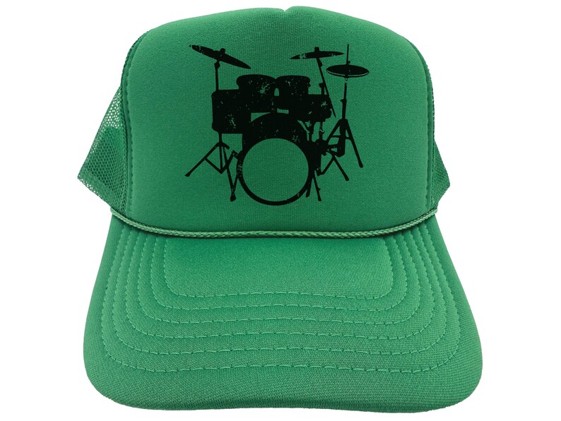 Drummer Hat, Drumset, Percussionist Hat, Drummer Trucker Hat ...