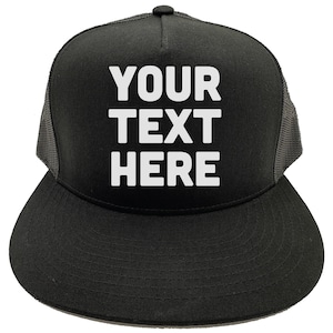 Benutzerdefinierte Trucker Hat, personalisierter Hut, benutzerdefinierte Hut, Ihr Text hier, Geschenk für sie, benutzerdefinierte Snapback, Geschenk für ihn, Hut der besten Freunde, benutzerdefinierte Kappe