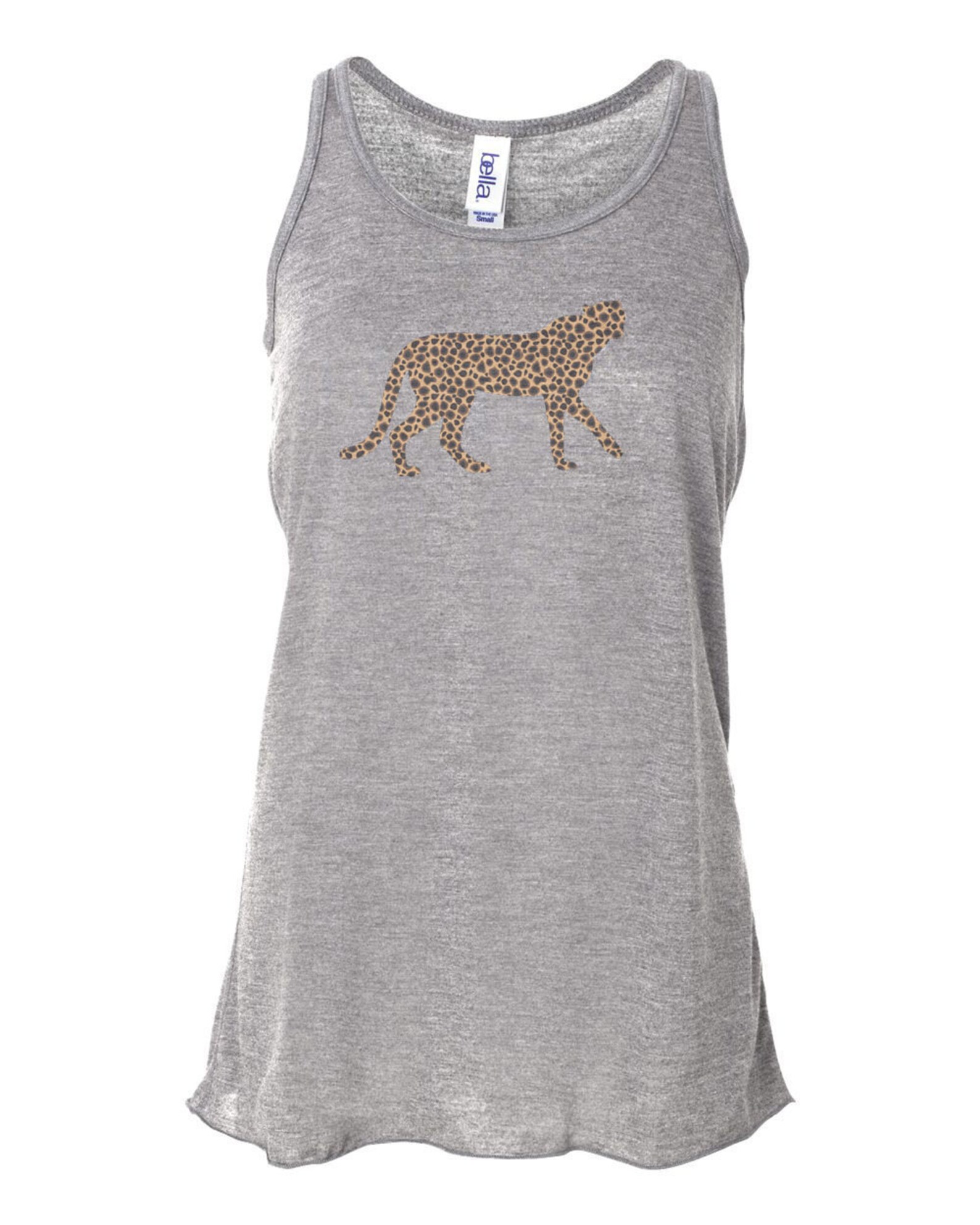 Racerback Cheetah Safari Tank Top Sublimation Soft Bella Etsy