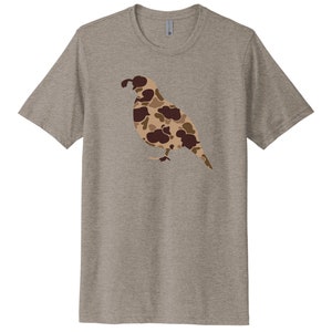 Quail Hunting Shirt, Camo Quail, Quail Shirt, Sublimated Design, Unisex Fit, Hunting Shirt, Upland Hunting Shirt, Quail Hunting Apparel