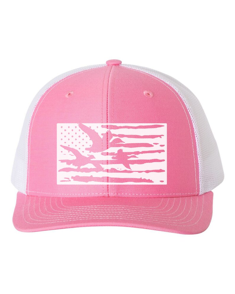 Duck Hunting Hat Duck Flag Hunting Hat Waterfowl Hat Duck Etsy