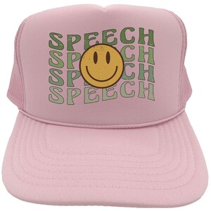 Speech Therapist Hat, Speech Speech Speech, Speech Pathology, Adjustable Snapback, Otto Hats, Speech Therapist Gift, Pathologist Hat