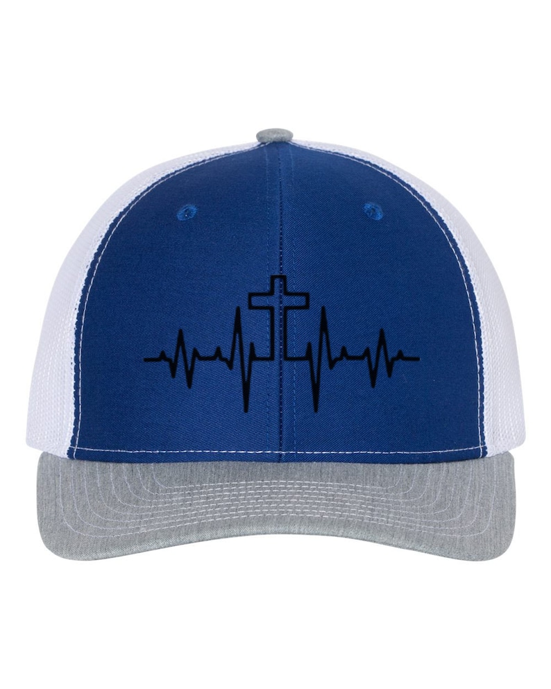 Christian Hat Heartbeat Cross Christian Snapback Cross Hat - Etsy