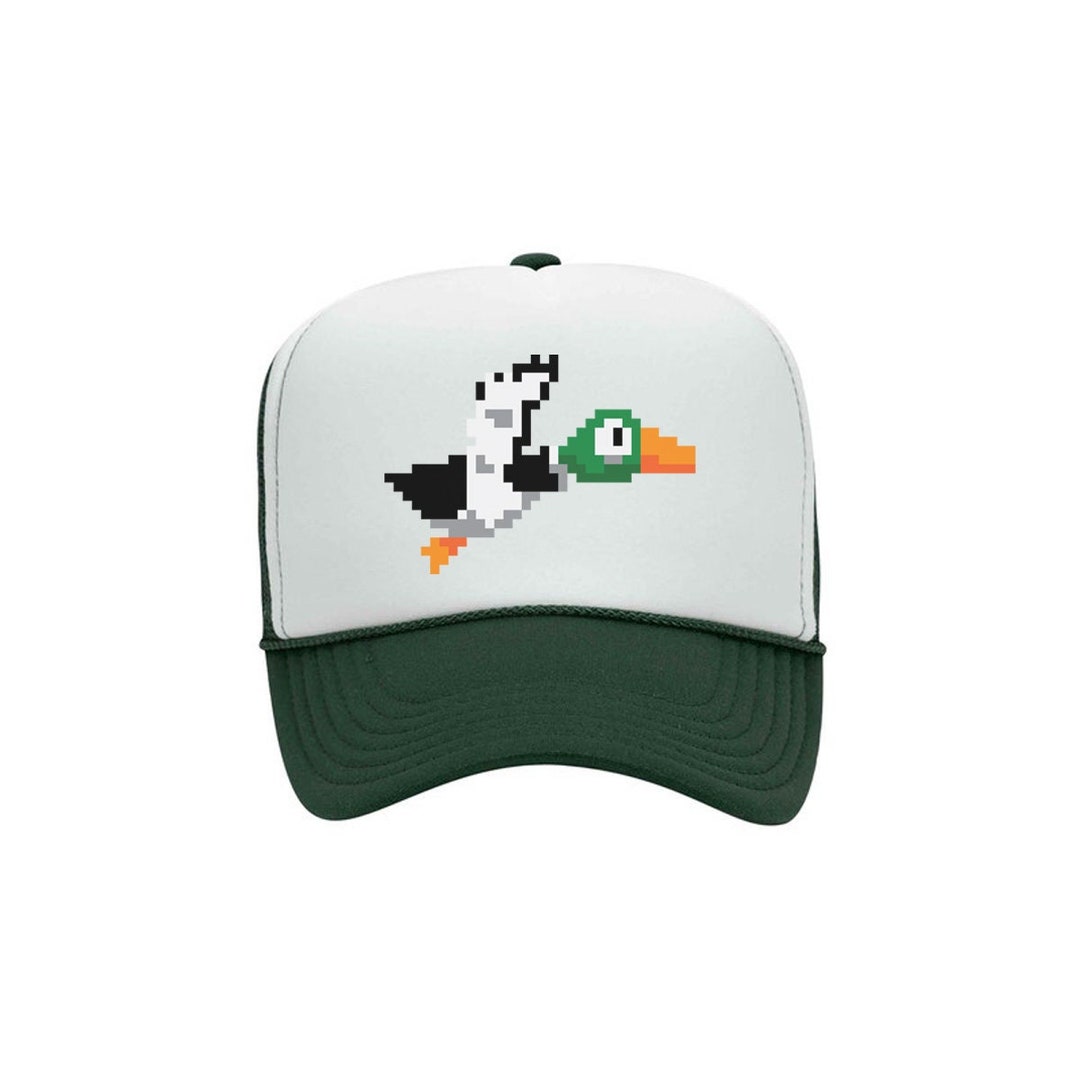 Duck Hunting Camo Hat - Adjustable Trucker Hat, Embroidered Design, One Size Fits Most - View #4