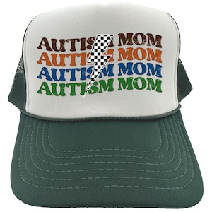 Autism Mom Hat, Autism Mom, Autism Trucker Hat, Autism Awareness Hat, Otto Hats, Autism Mama, Autism Mom Trucker Hat, Mom Hat