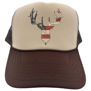 Casquette De Chasse Au chevreuil, Buck Américain, Cerf Patriotique, Chapeaux Otto, Casquette De Chasse, Chasse Et Pêche, Snapback Réglable, Chapeau De Plein Air, Chasse