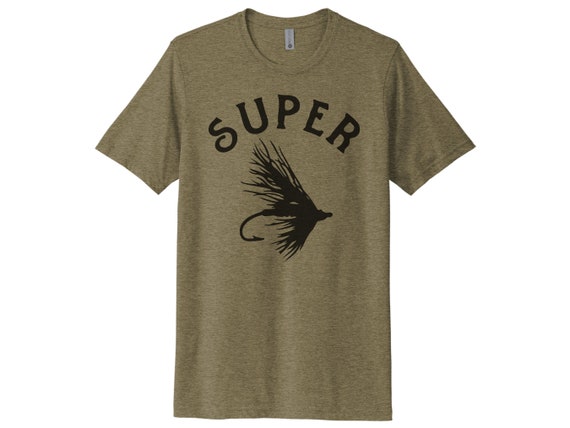 Fly Fishing Shirt, Super Fly, Fly Fishing Apparel, Sublimation T, Unisex Tee, Fishing Tee, Fishing Shirt, Dad Gift, Trout Fishing Shirt