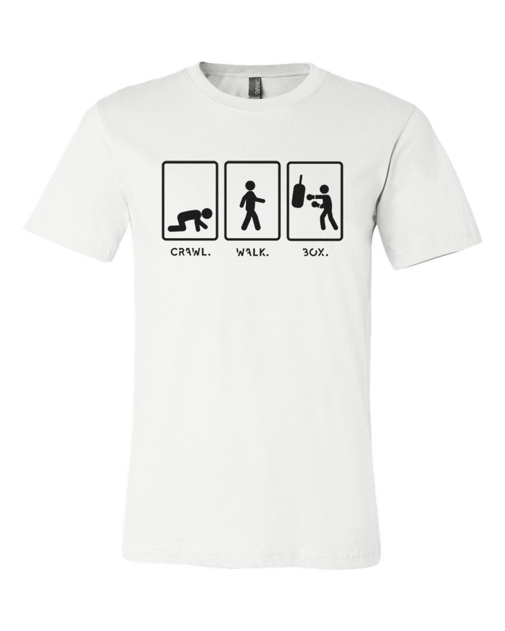 Boxing Shirt Crawl Walk Box Boxer Shirt Kickboxing Tee | Etsy